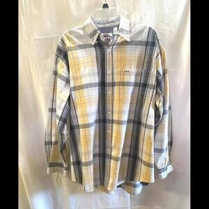 Larro Men's Stylish Plaid Long Sleeve Shirt